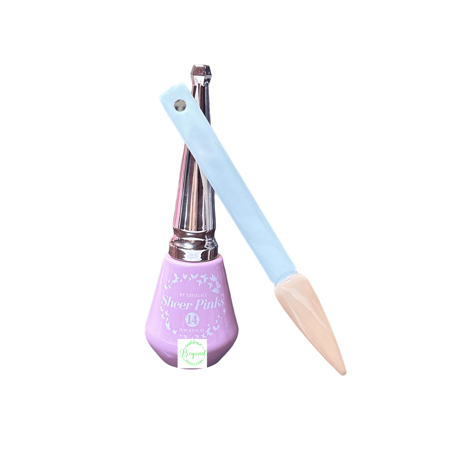 SofiGlaze Gelcolor Sheer Pink Au Natural 0.5 oz - #14 Sofiglaze