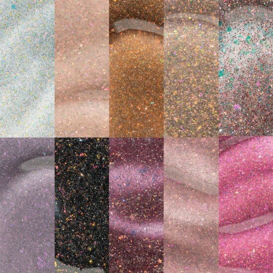 Aprés Astral Collection Flash Glitter 10pc Set Apres