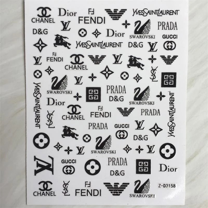 Nail Sticker #ZD3158 Premier Nail Supply