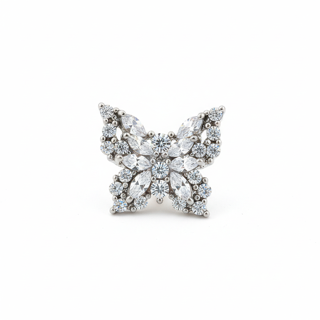 Nail Charm Mini Diamond Butterfly 1 pcs/bag Beyond Beauty Page