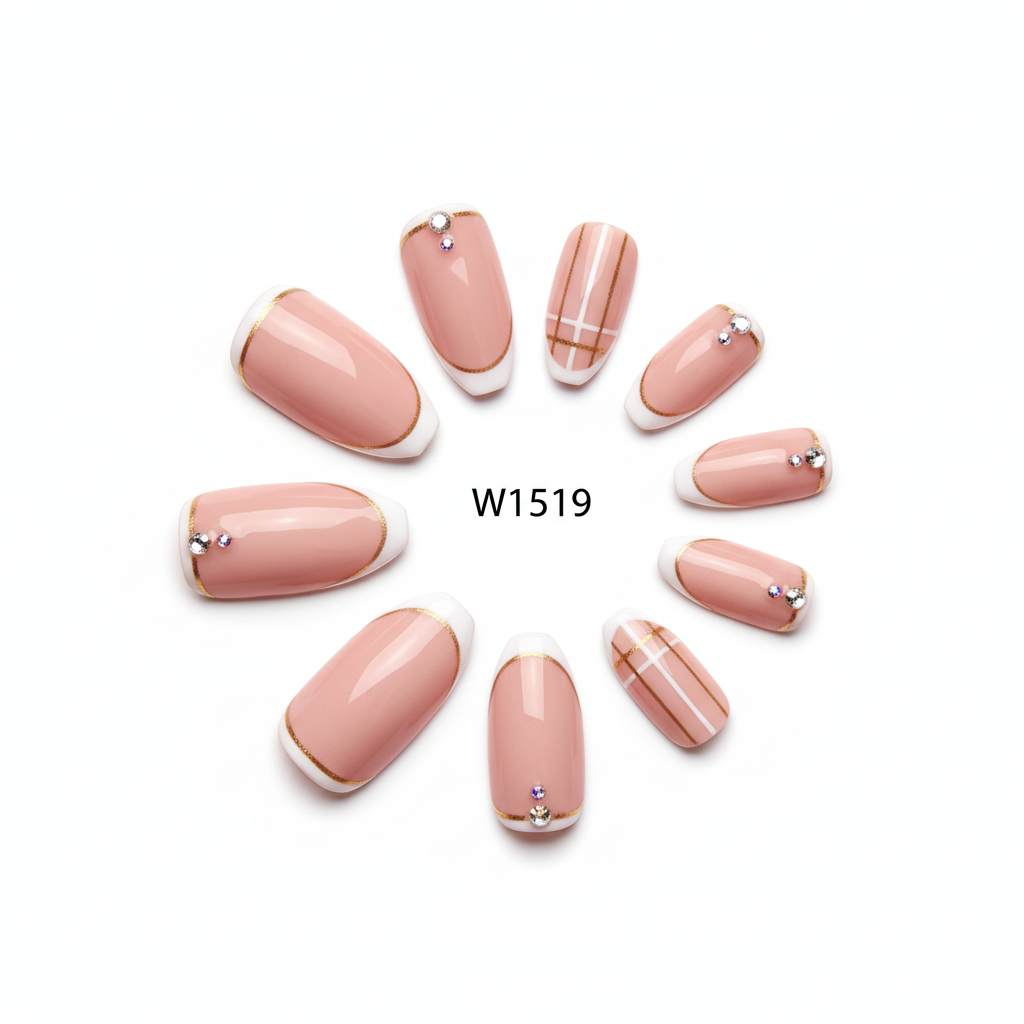 Press on Nail Design W1519 Beyond Beauty Page