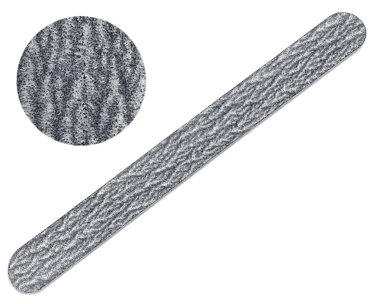 B20 - Nail File Zebra Round Gray Mini Disposable 80/100 ( 50pcs/pk ) Beyond Beauty Page