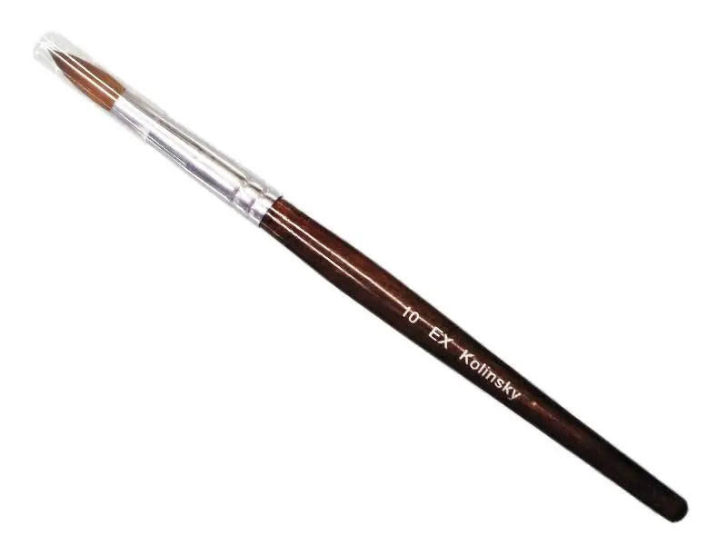 Ex-acrylic Nail Brush Kolinsky Size 10 - #BEXS10 Ex Kolinsky