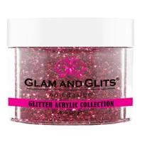 Glam & Glits - Glitter Acrylic Powder - Burgundy Red 2oz - GAC22 Glam & Glits