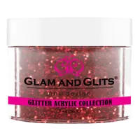 Glam & Glits - Glitter Acrylic Powder - Fire Red 2oz - GAC23 Glam & Glits