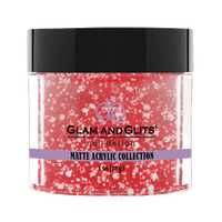 Glam & Glits Matte Acrylic Powder Candy Cane 1oz - MAT613 Glam & Glits