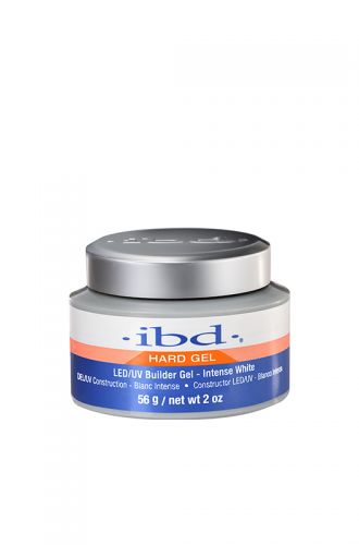 IBD Hard Gel LED/UV Builder Gel Intense White 2 oz - #11342 IBD