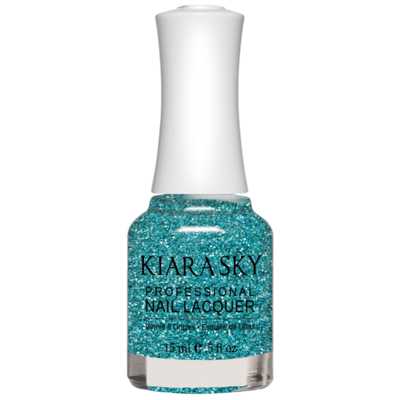 Kiara Sky All in one Nail Lacquer - Cosmic Blue 0.5 oz - #N5075 Kiara Sky
