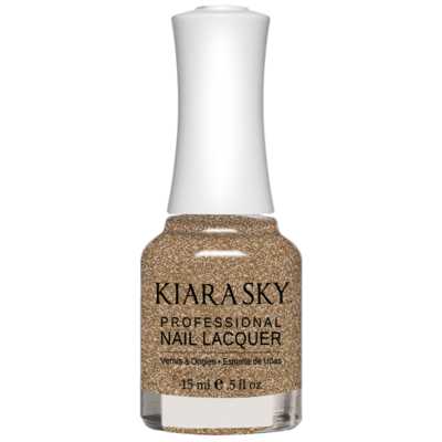Kiara Sky All in one Nail Lacquer - Dripping In Gold 0.5 oz - #N5017 Kiara Sky