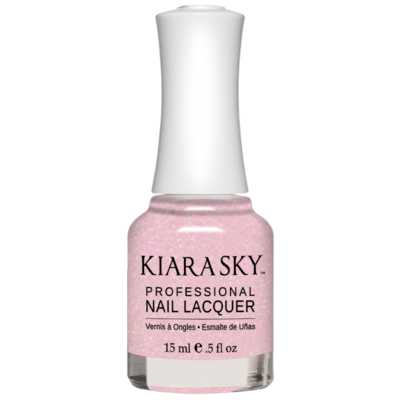 Kiara Sky All in one Nail Lacquer - Pink Stardust 0.5 oz - #N5041 Kiara Sky
