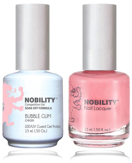Lechat Nobility Gel Polish & Nail Lacquer - Bubble Gum 0.5 oz - #NBCS134 Nobility
