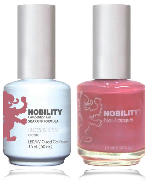 Lechat Nobility Gel Polish & Nail Lacquer - Hugs & Kisses 0.5 oz - #NBCS152 Nobility