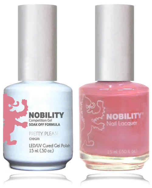 Lechat Nobility Gel Polish & Nail Lacquer - Pretty Please 0.5 oz - #NBCS147 Nobility