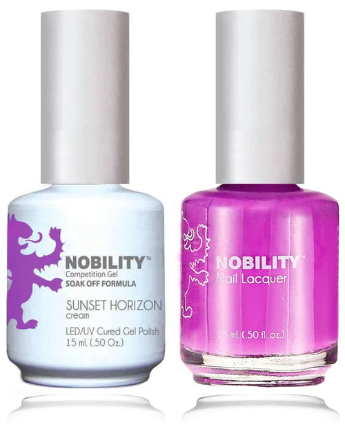 Lechat Nobility Gel Polish & Nail Lacquer - Sunset Horizon 0.5 oz - #NBCS120 Nobility