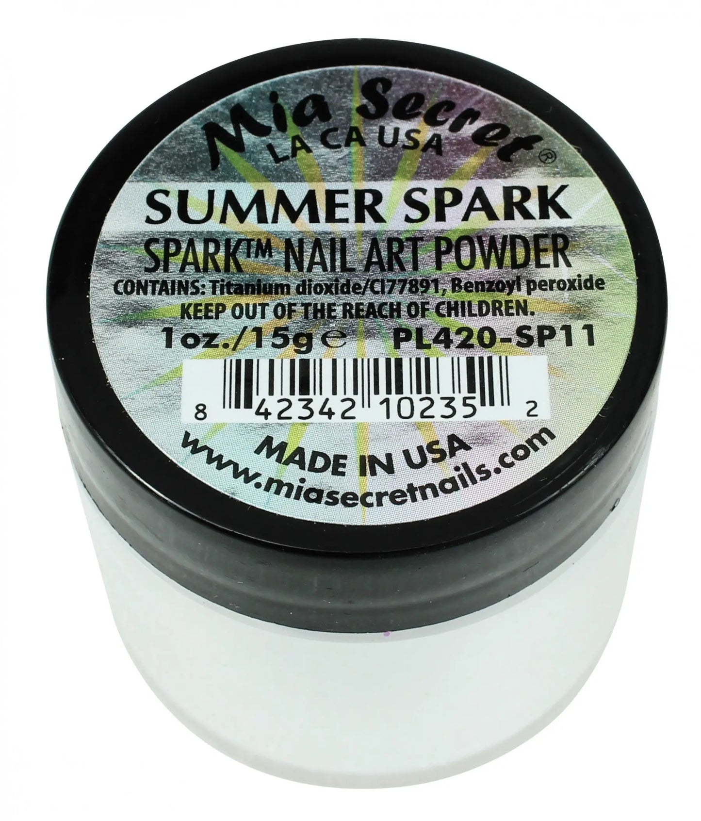 Mia Secret - Summer Spark Acrylic Powder 1 oz - #PL420-SP11 Mia Secret