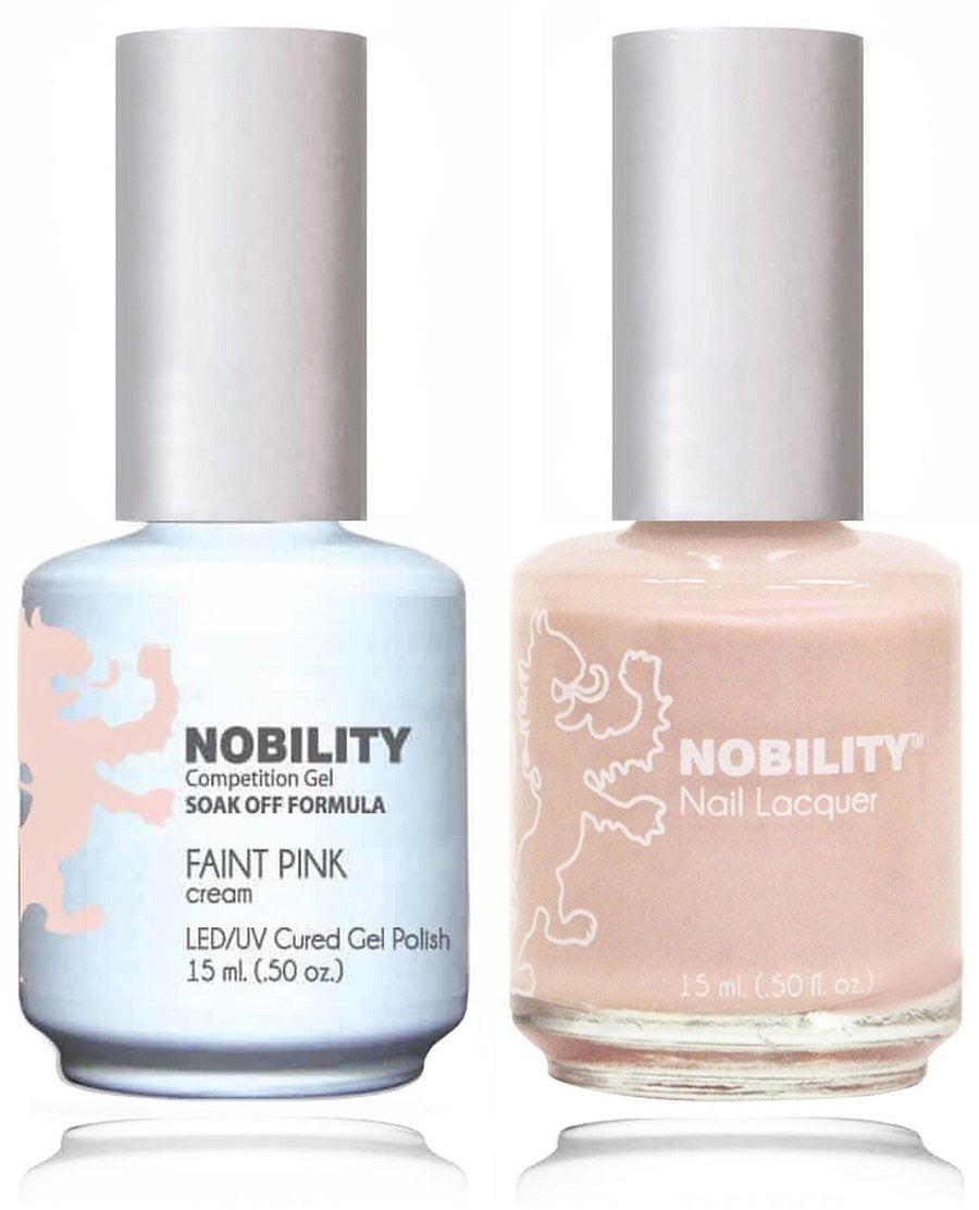 Lechat Nobility Gel Polish & Nail Lacquer - Faint Pink 0.5 oz - #NBCS086 Nobility