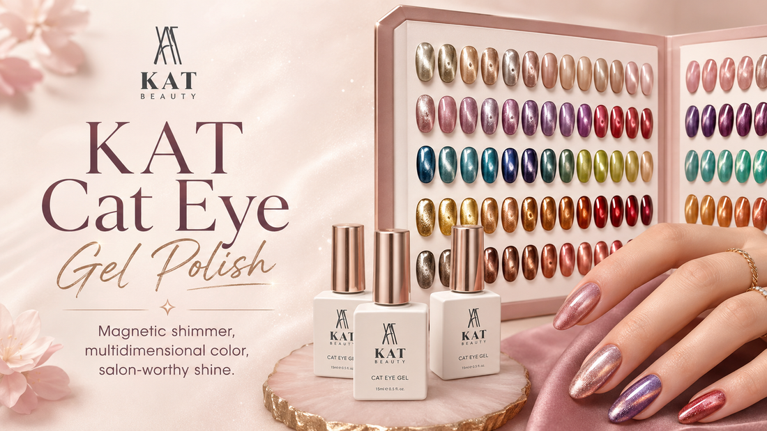 KAT Cat Eye Gel Polish: Magnetic Colors for Dimensional Nail Looks