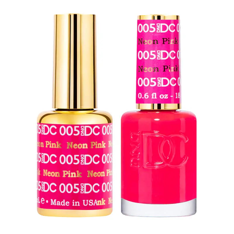 DND DC Gel Nail Polish -  Neon Pink #005 DND