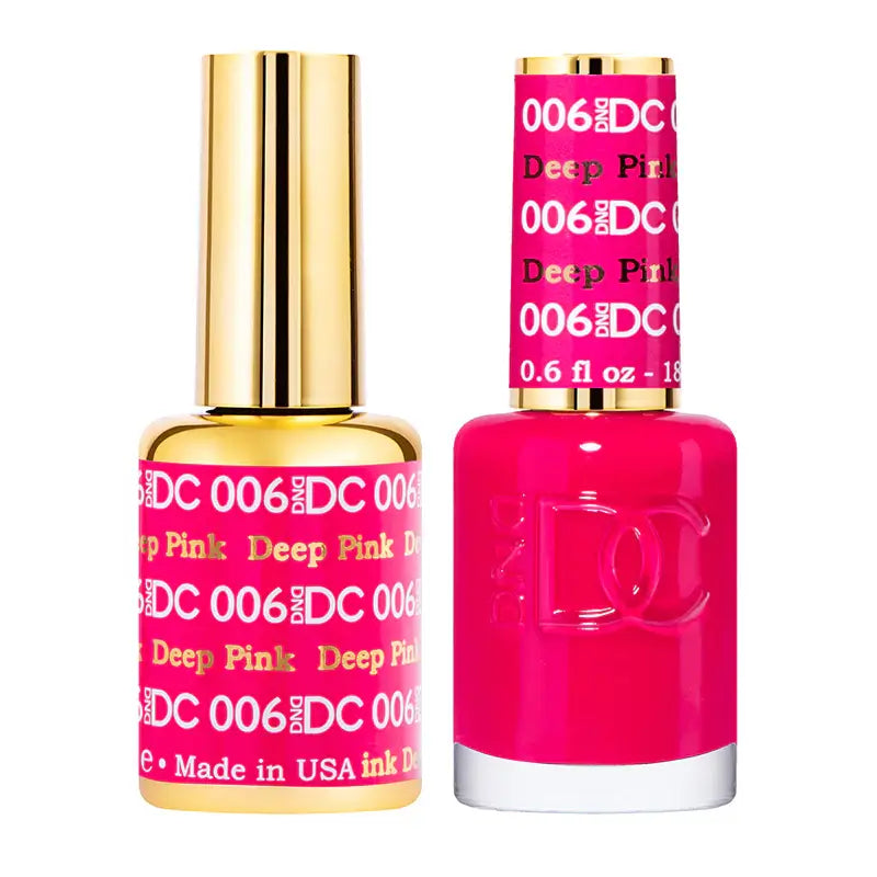 DND DC Gel Nail Polish -  Deep Pink #006 DND