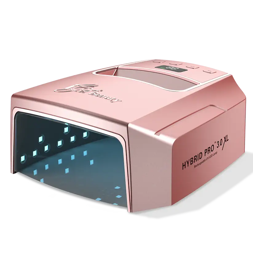 Igel- HYBRID PRO 3.0 XL Wireless Rechargeable UV/LED Lamp Rose Gold igel