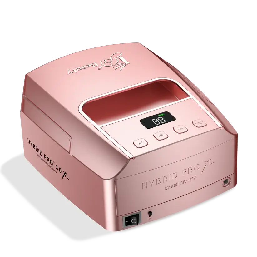 Igel- HYBRID PRO 3.0 XL Wireless Rechargeable UV/LED Lamp Rose Gold igel