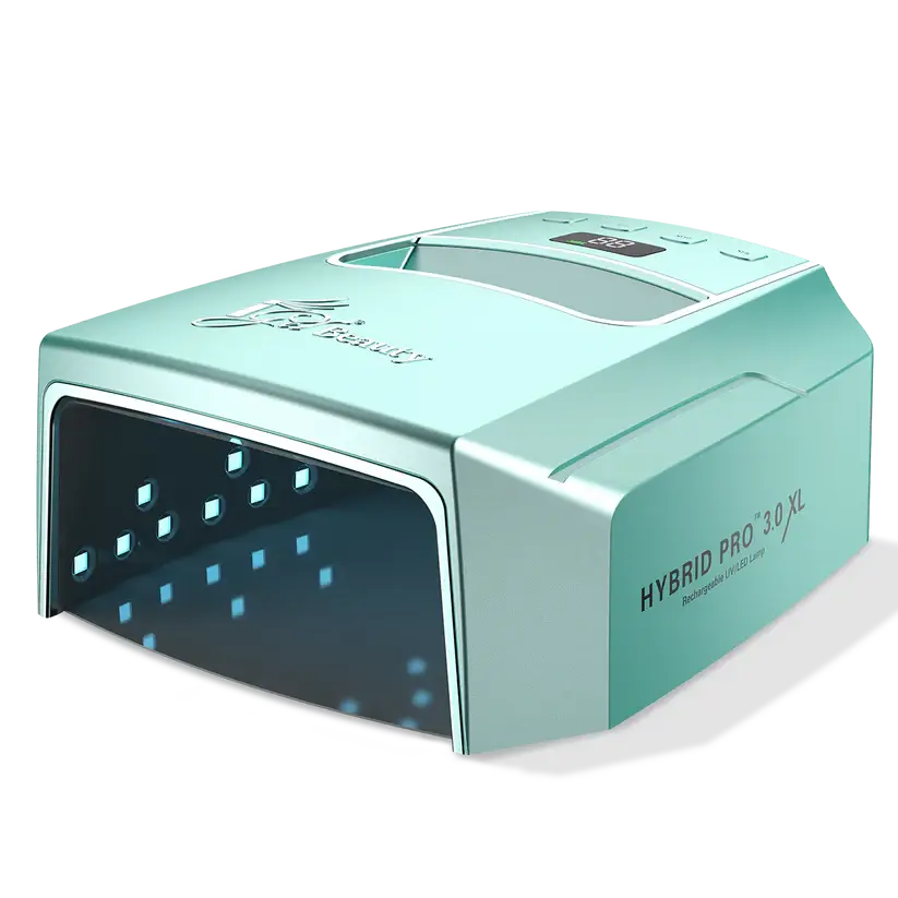 Igel- HYBRID PRO 3.0 XL Wireless Rechargeable UV/LED Lamp Teal igel