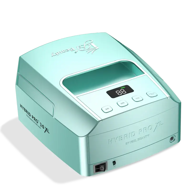 Igel- HYBRID PRO 3.0 XL Wireless Rechargeable UV/LED Lamp Teal igel