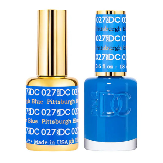 DND DC Gel Nail Polish -  Pittsburgh Blue #027 DND