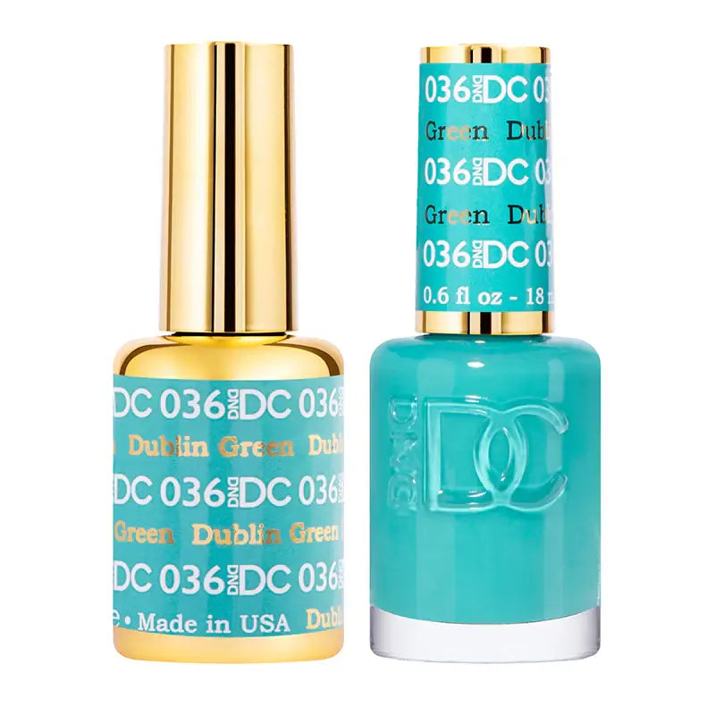 DND DC Gel Nail Polish -  Dublin Green #036 DND