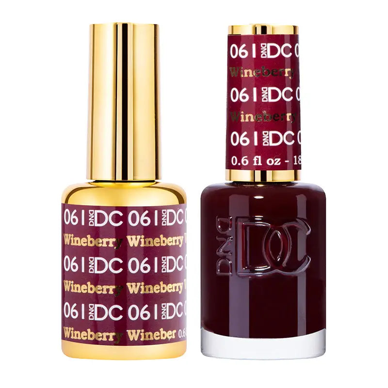 DND DC Gel Nail Polish -  Wineberry #061 DND