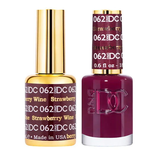 DND DC Gel Nail Polish -  Strawberry Wine #062 DND