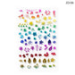 Nail Sticker Colorful Luxury 3D jewels Design -DP413 Premier Nail Supply