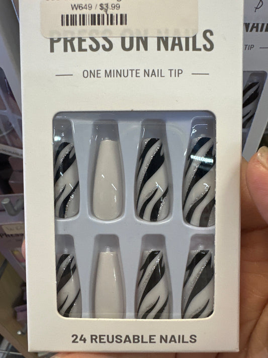 Press on Nail Design W649 Beyond Beauty Page