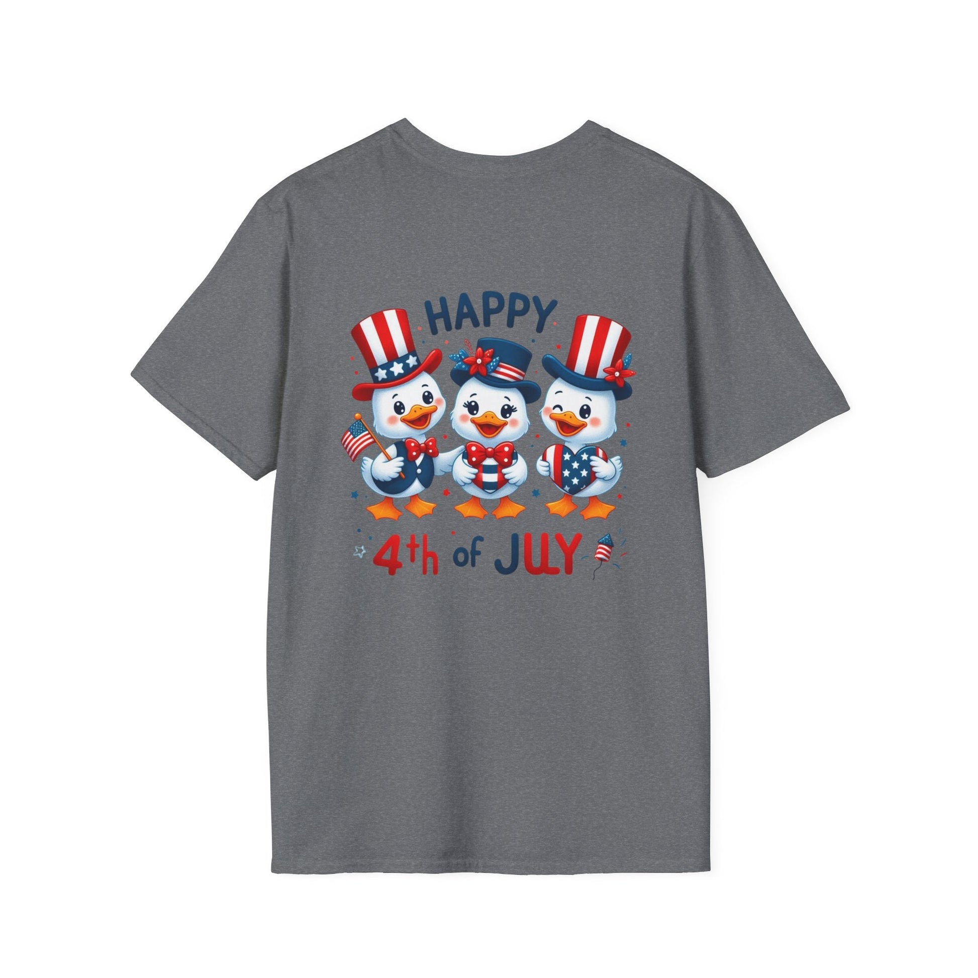 4th of July Duck Trio T-Shirt Printify