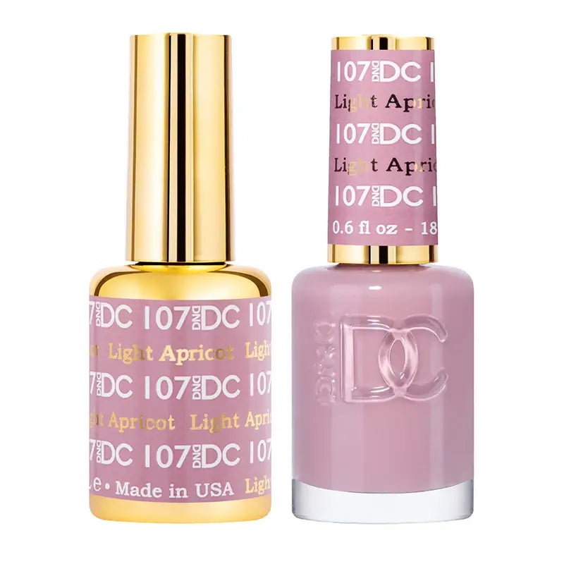 DND DC Gel Nail Polish -  Light Apricot #107 DND