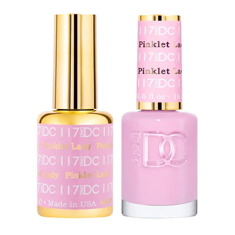 DND DC Gel Nail Polish -  Pinklet Lady #117 DND