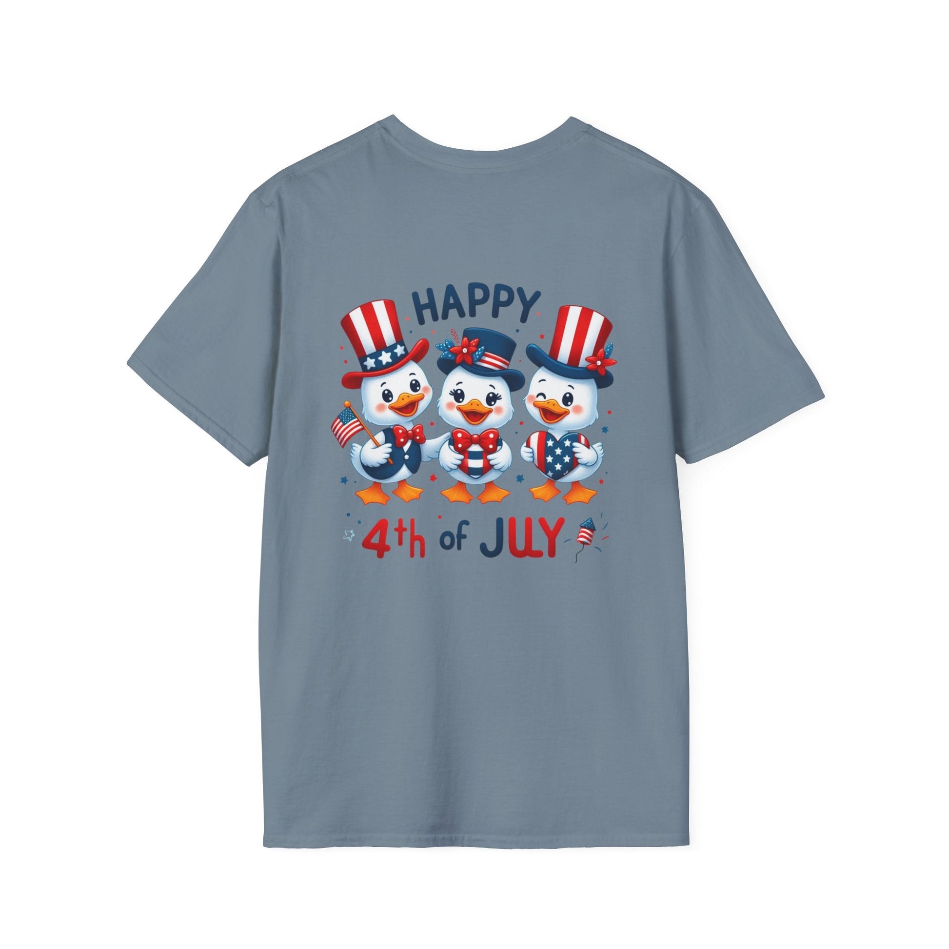 4th of July Duck Trio T-Shirt Printify