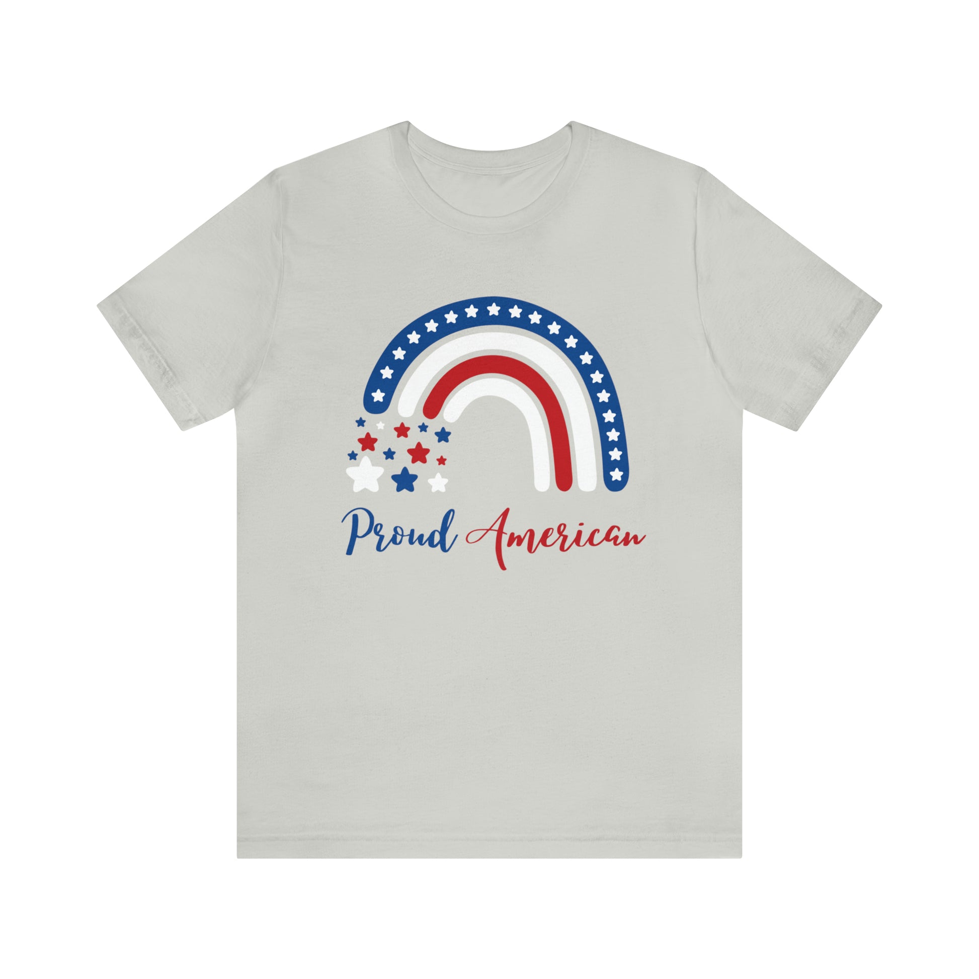 Proud American T shirt, July 4 shirt, USA Rainbow shirt, Fourth Of July Shirt, Independence Day Shirts Printify