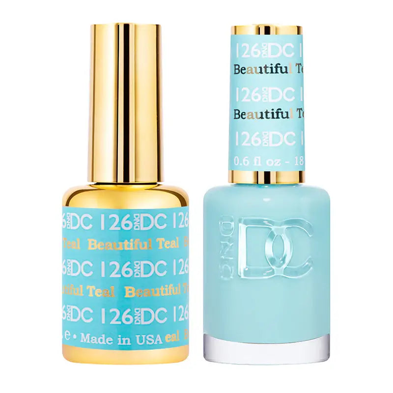 DND DC Gel Nail Polish -  Beautiful Teal #126 DND