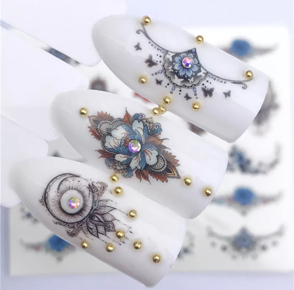 Nail Sticker Hot Charm Printing YZW-3080 Premier Nail Supply