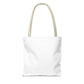 Patriotic Tote Bag with Bear Design | Barkin' for Freedom | Perfect for July 4th, Summer Picnics, Travel, and Everyday Use Printify