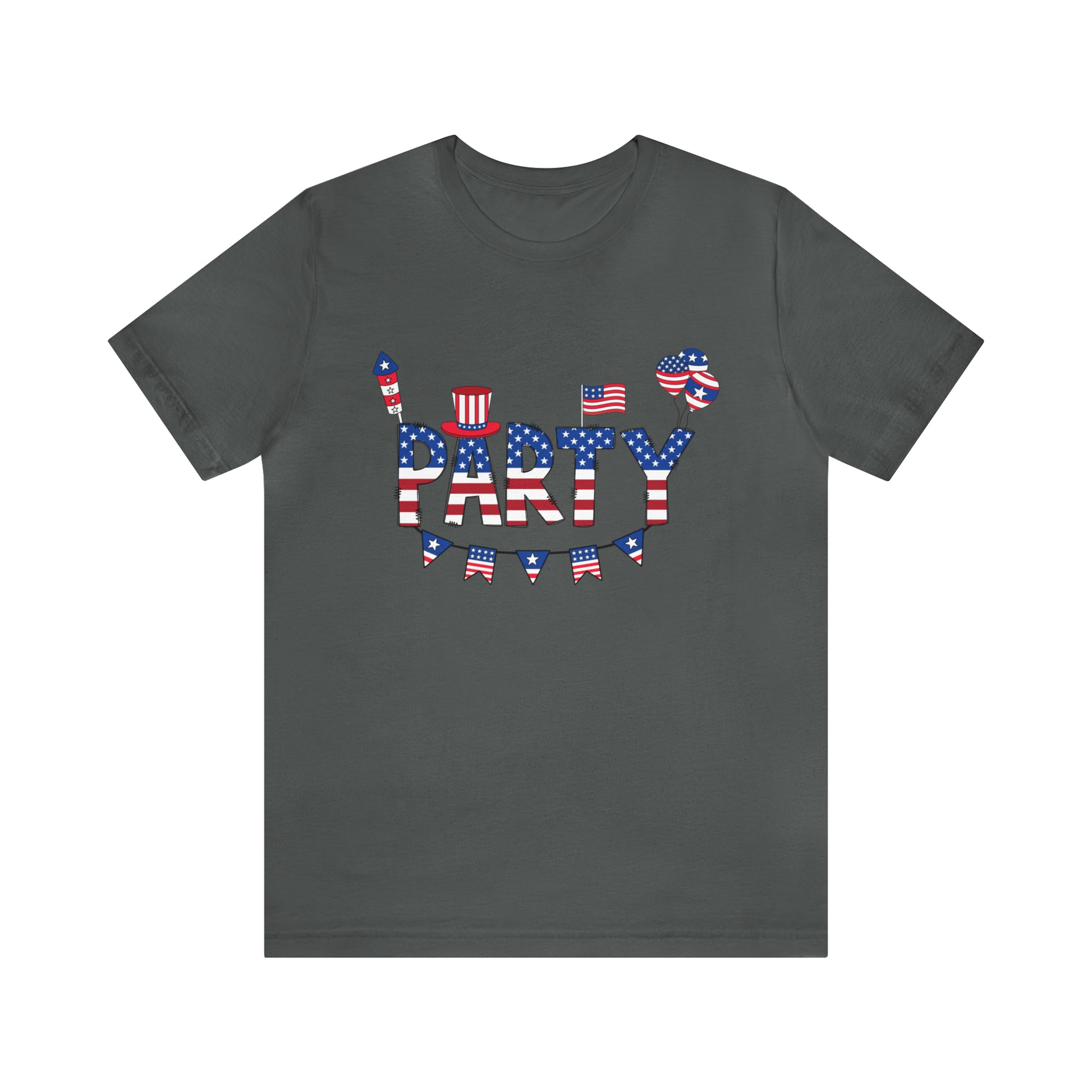 Party July 4 shirt, America T-Shirt, 4th July T-Shirt, Freedom, Stars and Stripes, Flags, Gift shirt, Printify