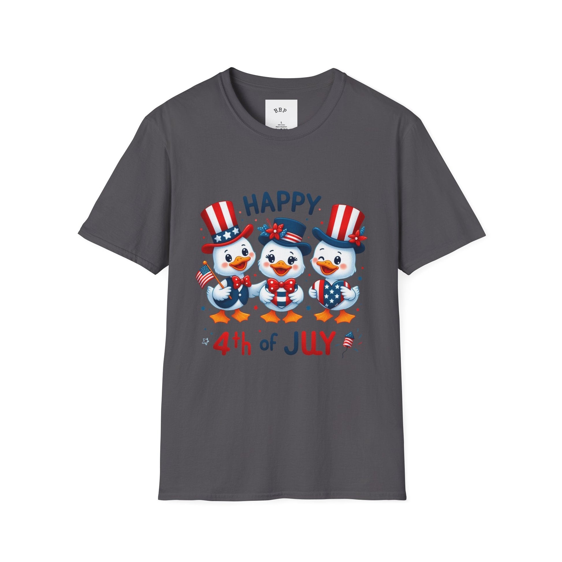 4th of July Duck Trio T-Shirt Printify