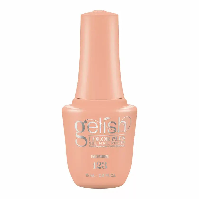 Gelish Color Plus Gelcolor - 123 Peach Sundae 0.5 oz - #1510123 Gelish