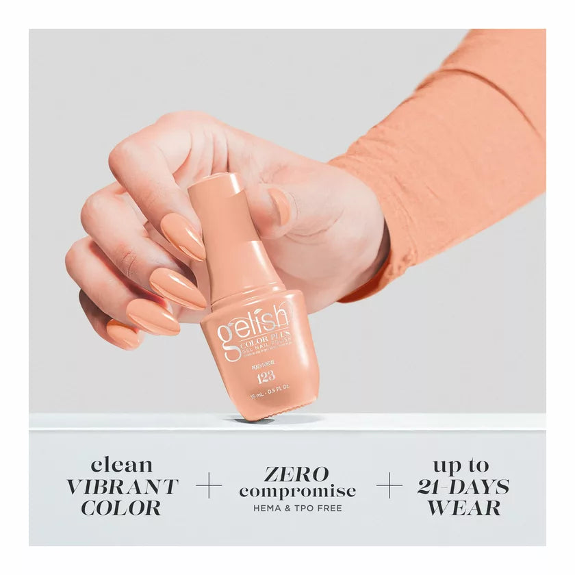 Gelish Color Plus Gelcolor - 123 Peach Sundae 0.5 oz - #1510123 Gelish