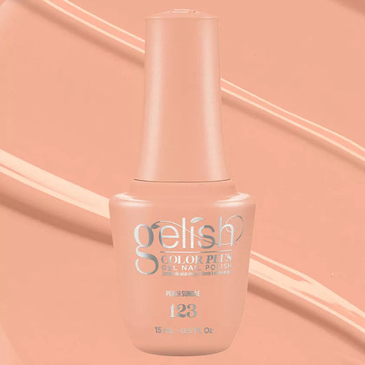 Gelish Color Plus Gelcolor - 123 Peach Sundae 0.5 oz - #1510123 Gelish