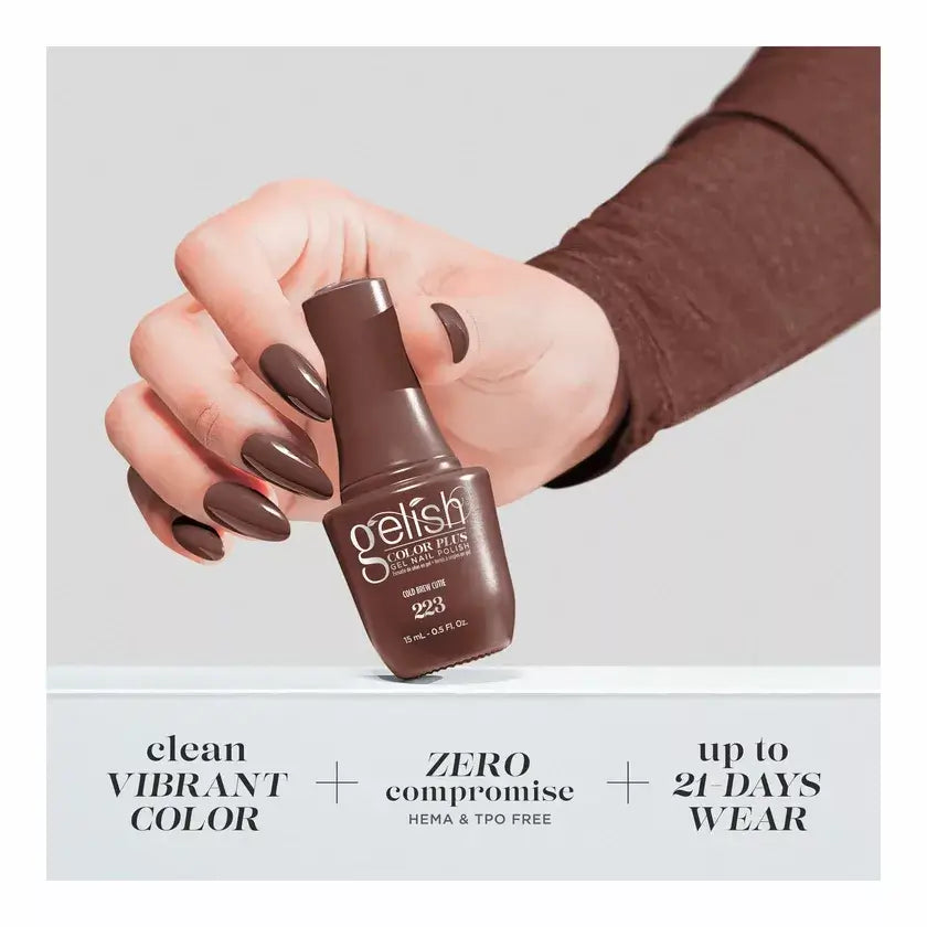 Gelish Color Plus Gelcolor - 226 Emotional Support Coffee 0.5 oz - #1510226 Gelish