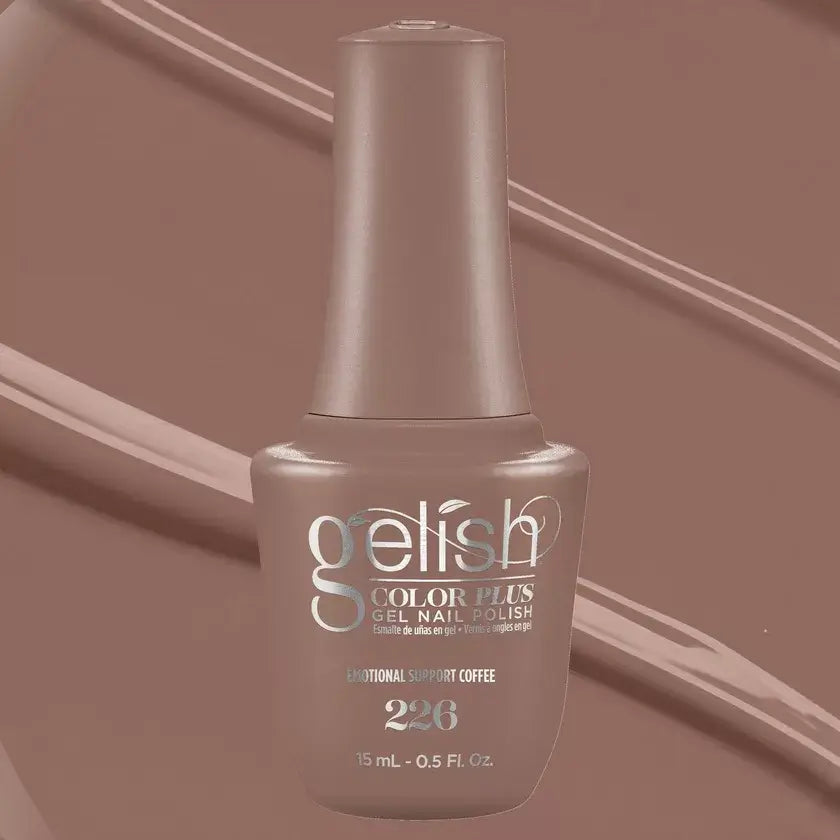 Gelish Color Plus Gelcolor - 226 Emotional Support Coffee 0.5 oz - #1510226 Gelish