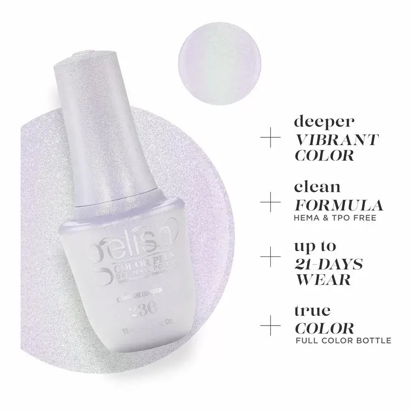 Gelish Color Plus Gelcolor - 236 Champagne Campaign 0.5 oz - #1510236 Gelish