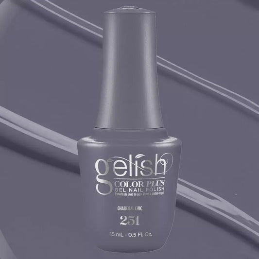 Gelish Color Plus Gelcolor - 251 Charcoal Chic 0.5 oz - #1510251 Gelish